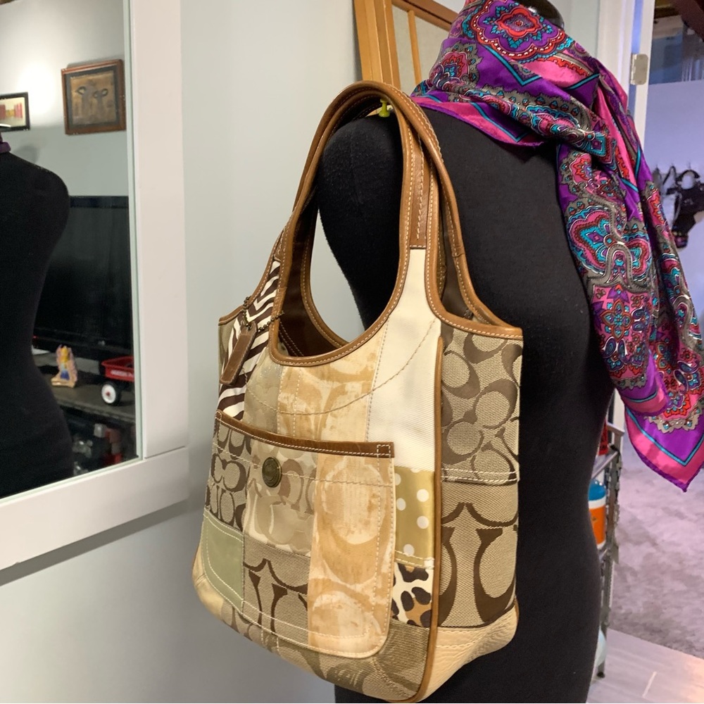 ❤️Coach Ergo Patchwork Shoulder Bag#10810